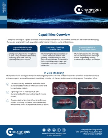 capabilities section on new webpages July 2024